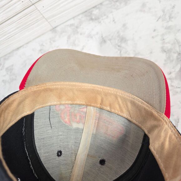 Vintage 90's Pro-Line Cleveland Indians Fitted Baseball Hat Size 7 Chief Wahoo - Picture 6 of 9